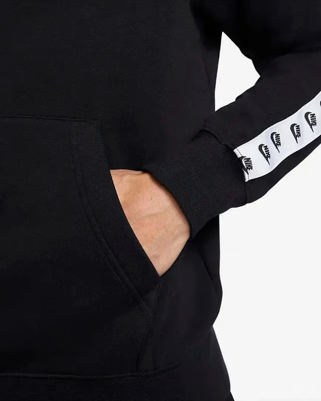Nike Tape Mens Black Sportswear Fleece Tracksuit