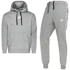 Nike Tape Mens Grey Sportswear Fleece Tracksuit