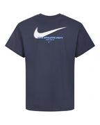 Nike Athletic T Shirt And Shorts Set Navy Colour Blue