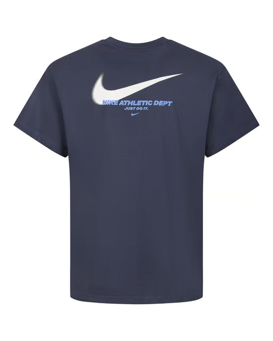 Nike Athletic T Shirt And Shorts Set Navy Colour Blue