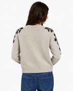 Embroidered Jumper Biege  ZS3095
