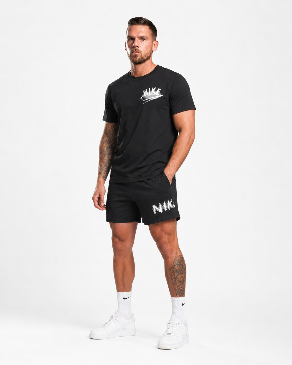 Nike Black Dri-Fit Fitness Mens T-Shirt