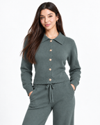 Chic Knit Two-Piece Set   Sage  F332