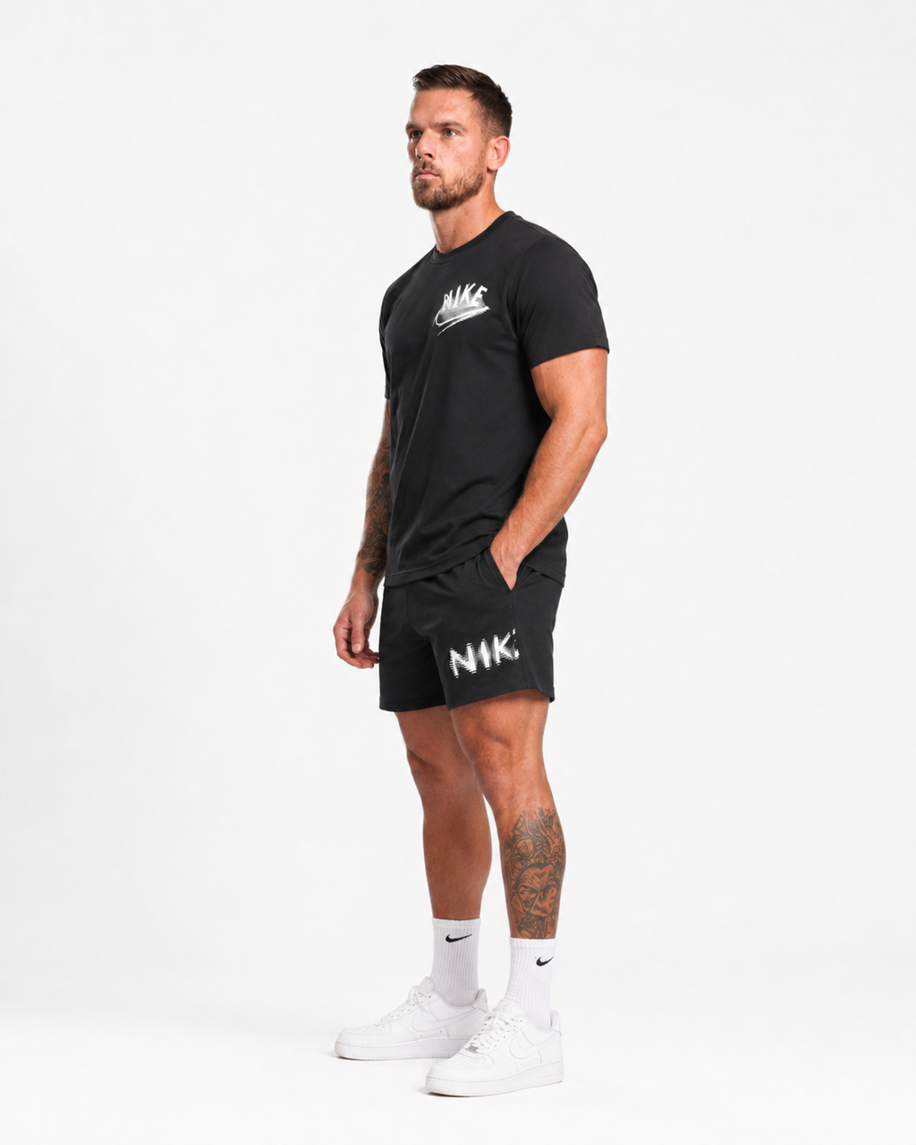 Nike Black Dri-Fit Fitness Mens T-Shirt