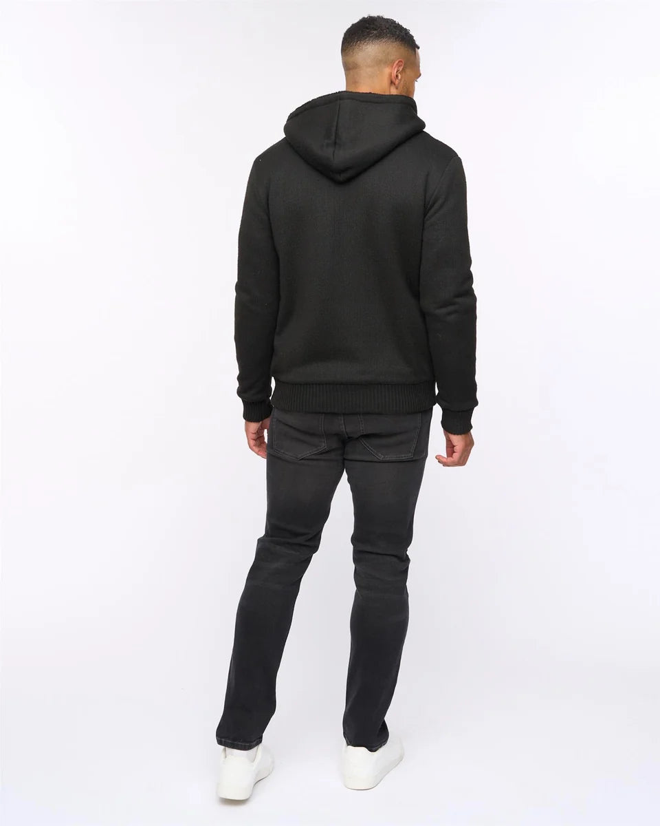 Tonbridge  Fleece lined  Hoody  Black