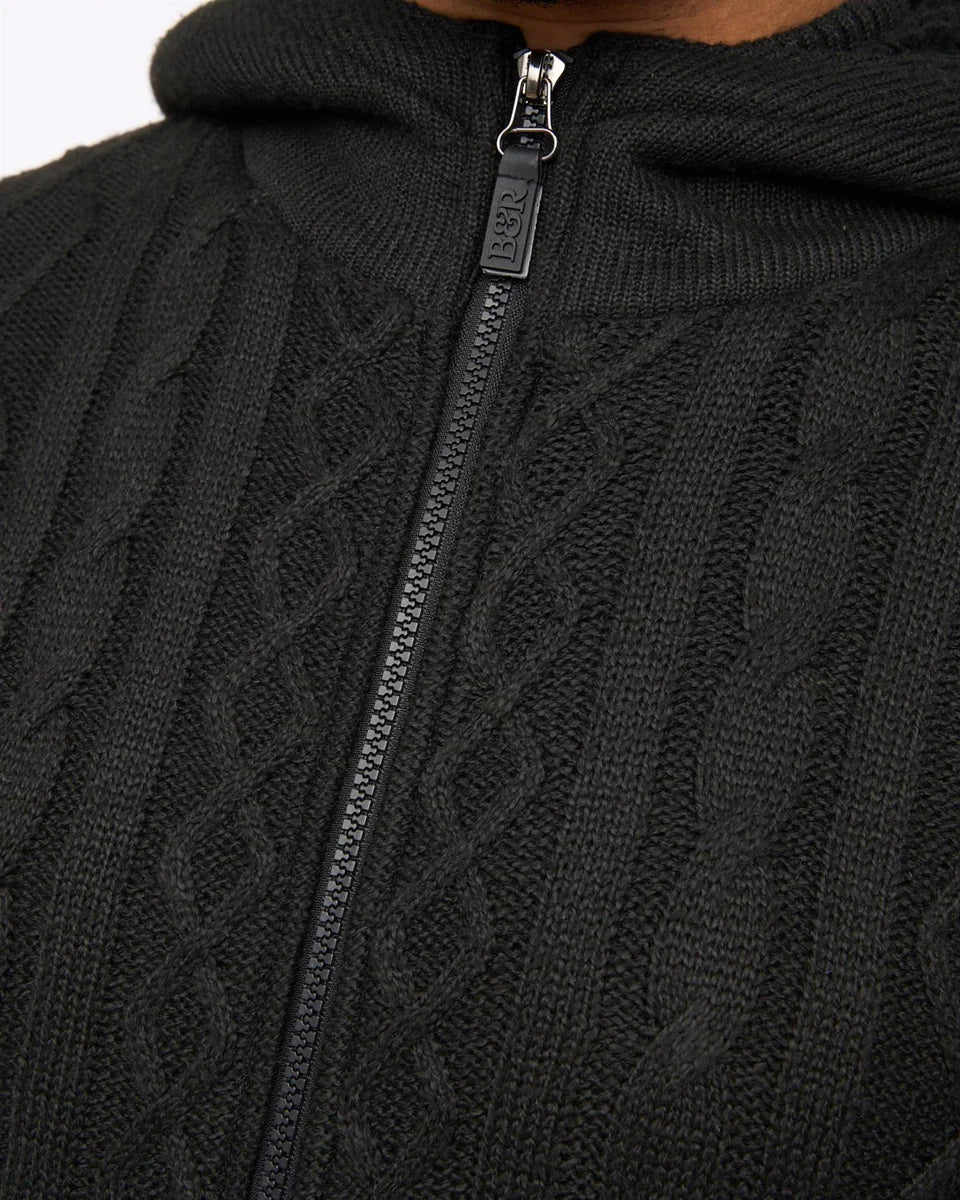 Tonbridge  Fleece lined  Hoody  Black