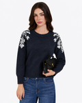 Embroidered Jumper  Black ZS3095