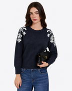 Embroidered Jumper  Black ZS3095