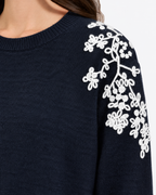 Embroidered Jumper  Black ZS3095