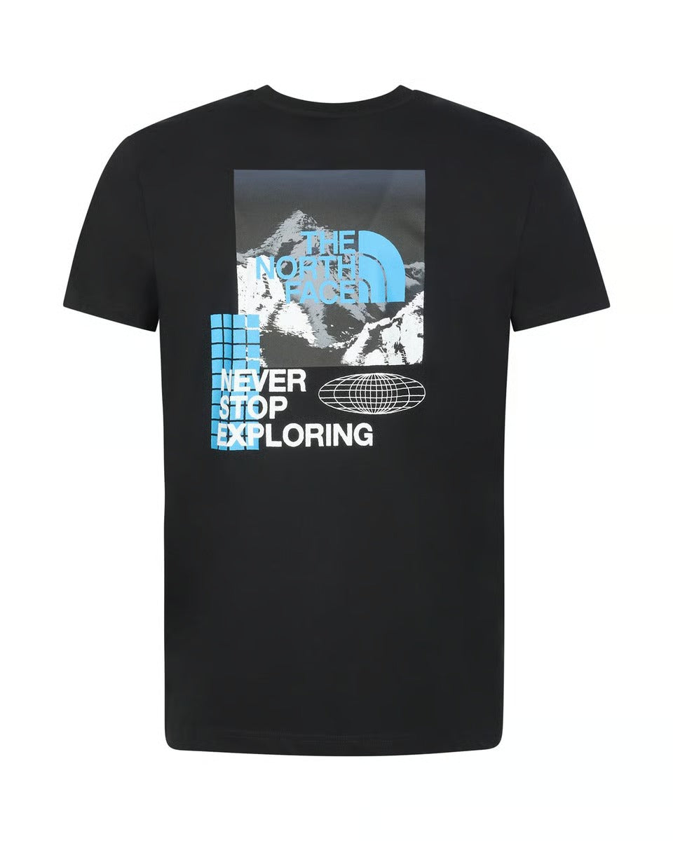 The North Face Mens Energy Graphic Logo T Shirt in Black