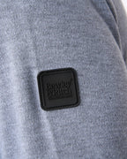 Delloway 1/4 Zip Funnel Neck Jumper Grey Marl