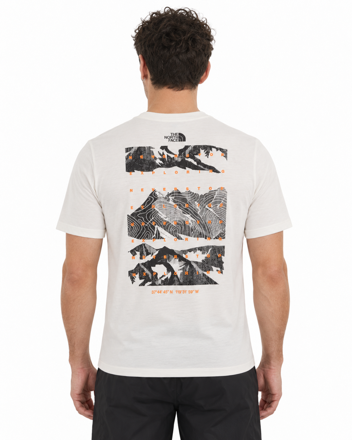 Men’s The North Face Foundation Mountains T-Shirt Cream