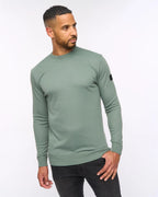 Pepston Crew Neck Jumper Olive
