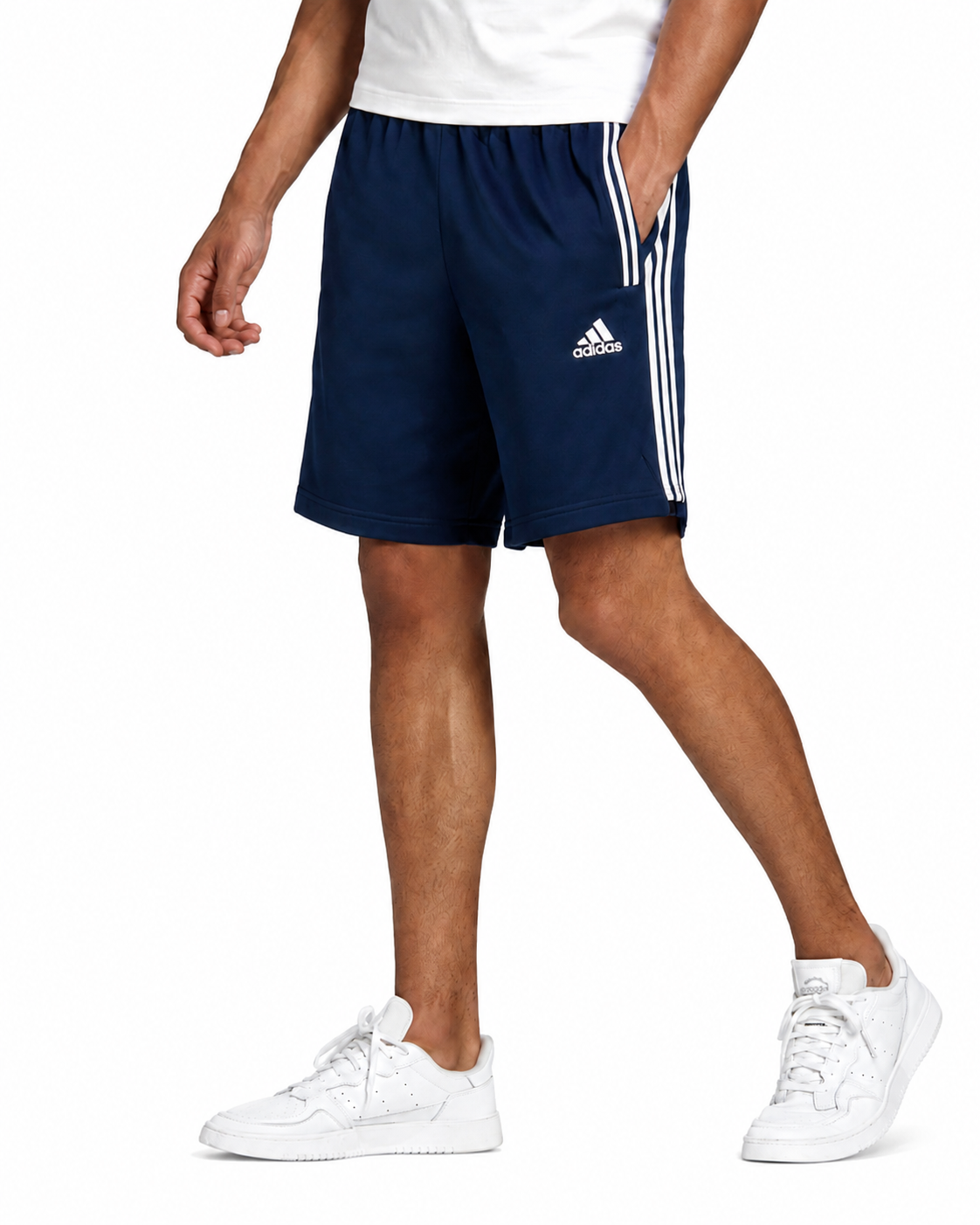 Adidas Chelsea Navy White Mens Shorts