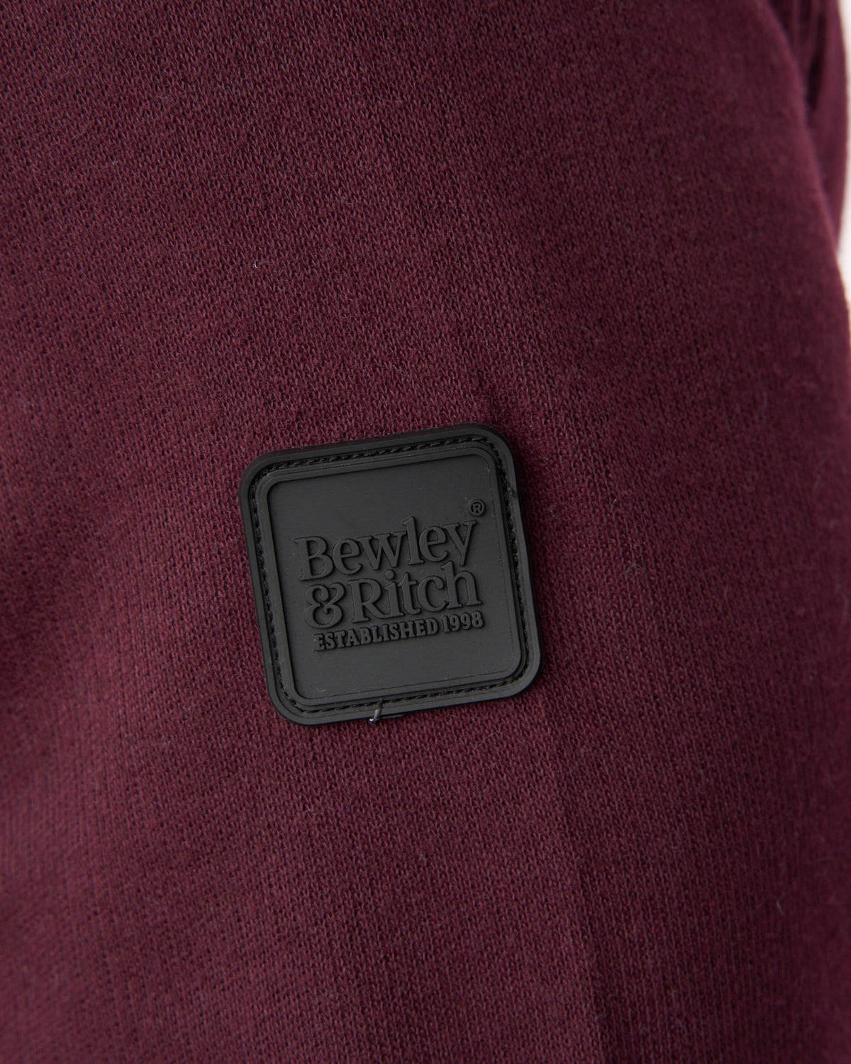 Pepston Crew Neck Jumper Burgundy