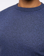 Pepston Crew Neck Jumper Navy Marl