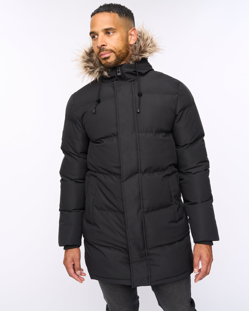 Northbrook Mid Length Parka Black