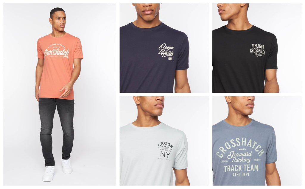 Crosshatch Brandax T-Shirt Orange