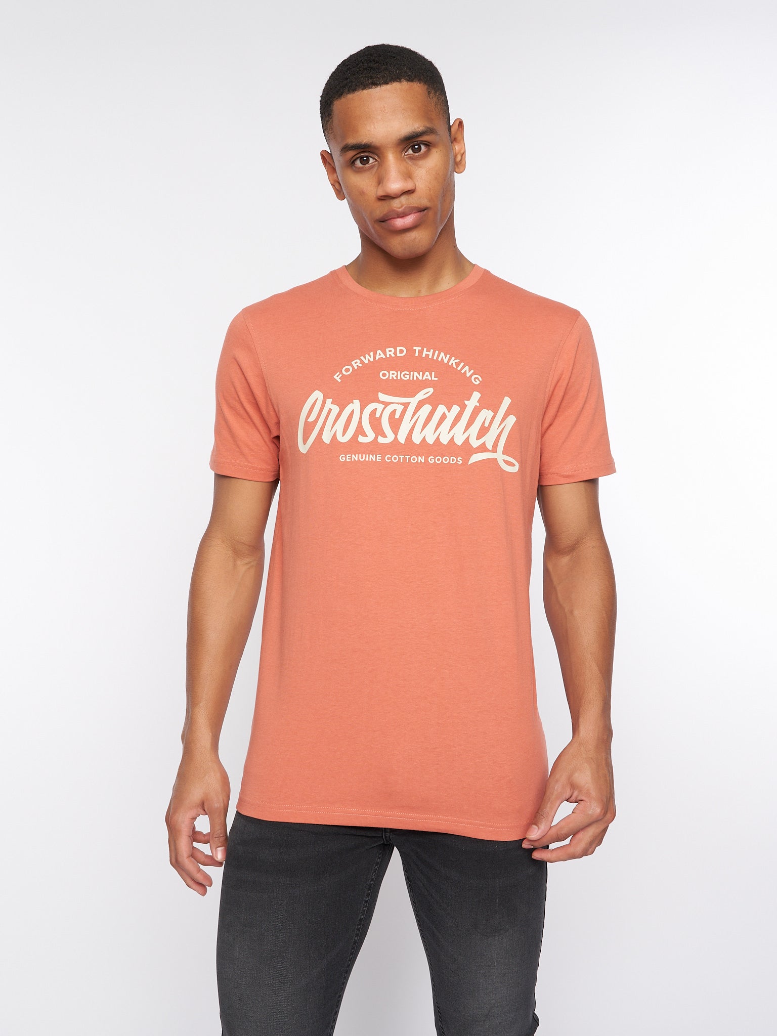 Crosshatch Brandax T-Shirt Orange