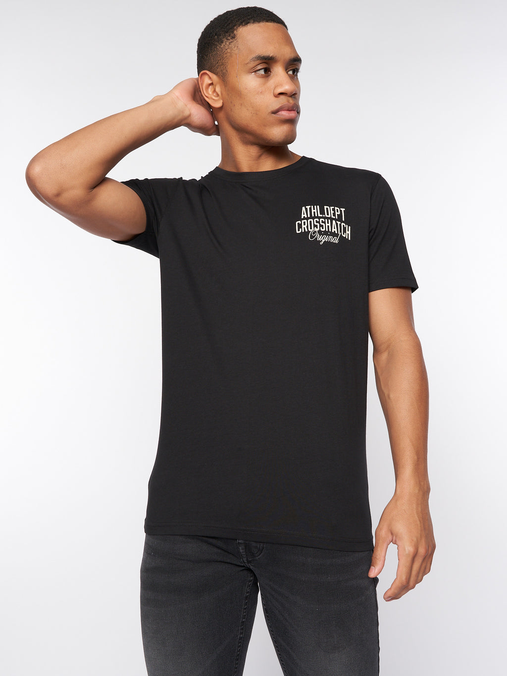 Crosshatch Brandax T-Shirt Black