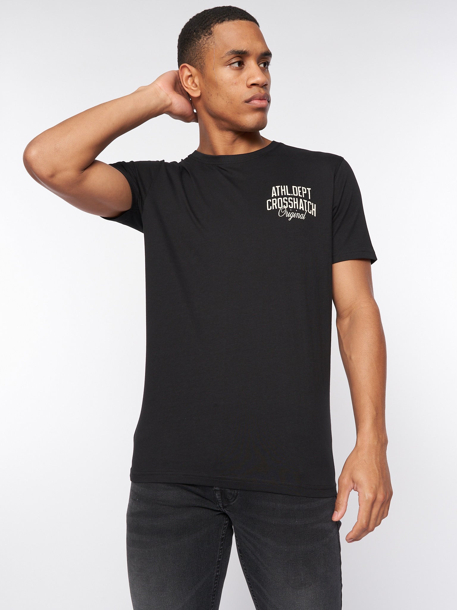 Crosshatch Brandax T-Shirt Black