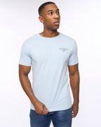 CROSSHATCH  MENS SUMMEVIBE TSHIRT SKY