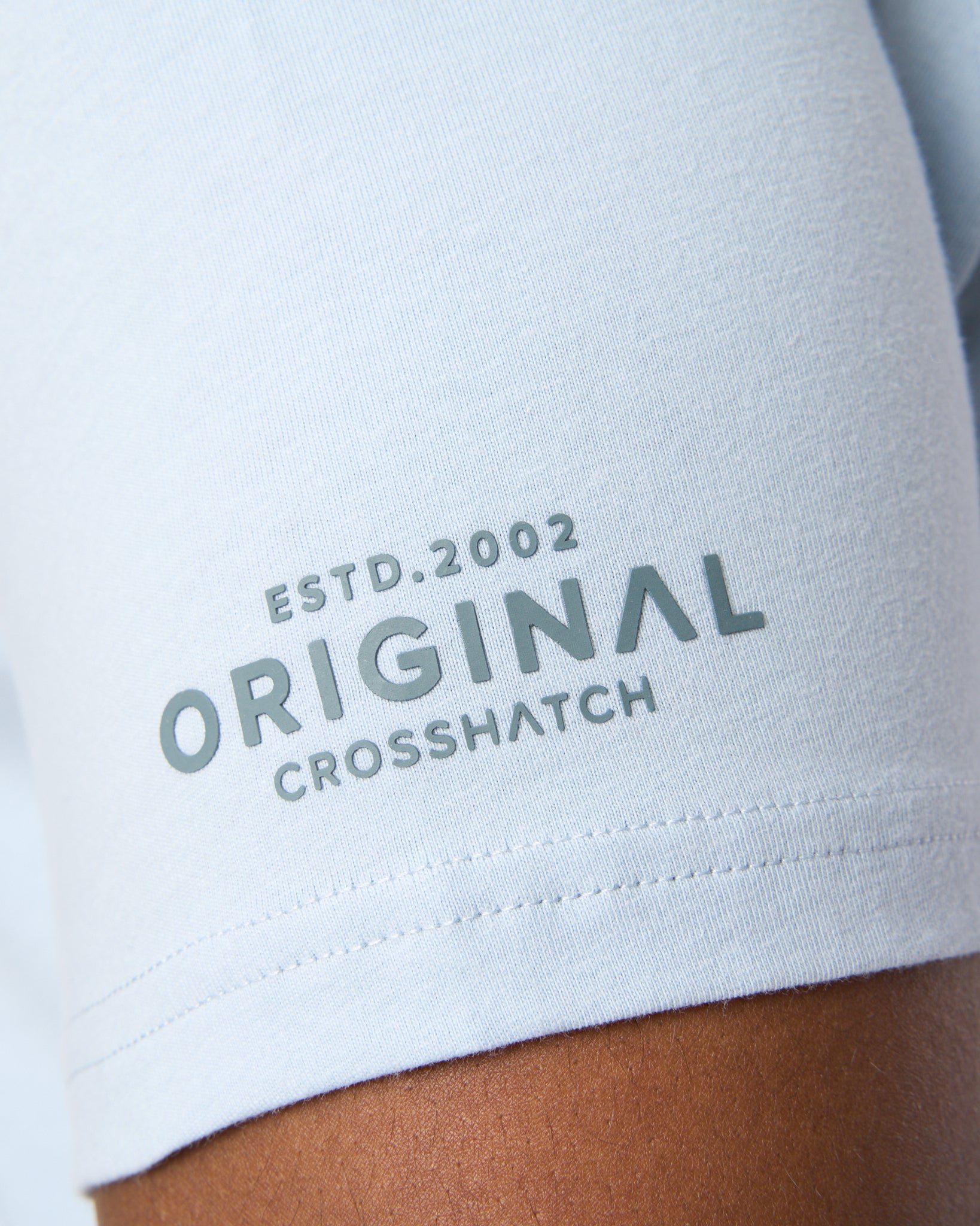 CROSSHATCH  MENS SUMMEVIBE TSHIRT SKY