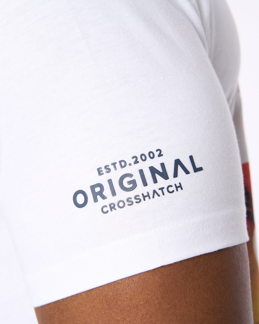 CROSSHATCH  MENS SUMMEVIBE TSHIRT WHITE