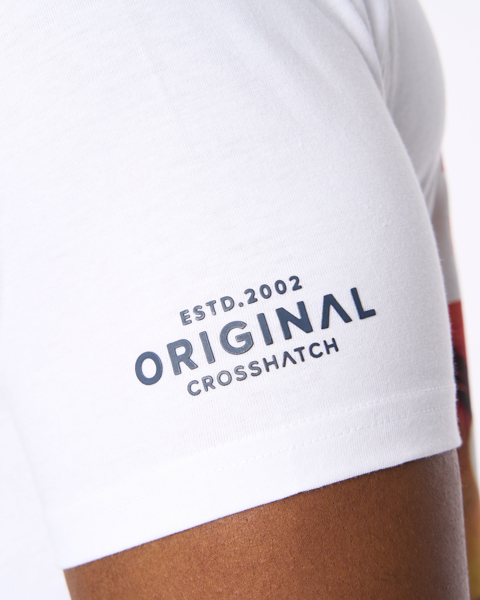 CROSSHATCH  MENS SUMMEVIBE TSHIRT WHITE