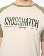 CROSSHATCH CAMTORT TSHIRT LIT STONE OLIVE