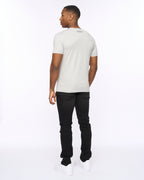 CROSSHATCH  MENS OFFAXIS TSHIRT GREY MARL