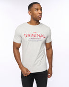 CROSSHATCH  MENS OFFAXIS TSHIRT GREY MARL