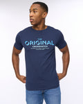 CROSSHATCH  MENS OFFAXIS TSHIRT NAVY