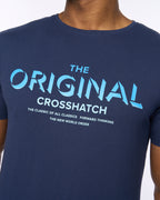 CROSSHATCH  MENS OFFAXIS TSHIRT NAVY