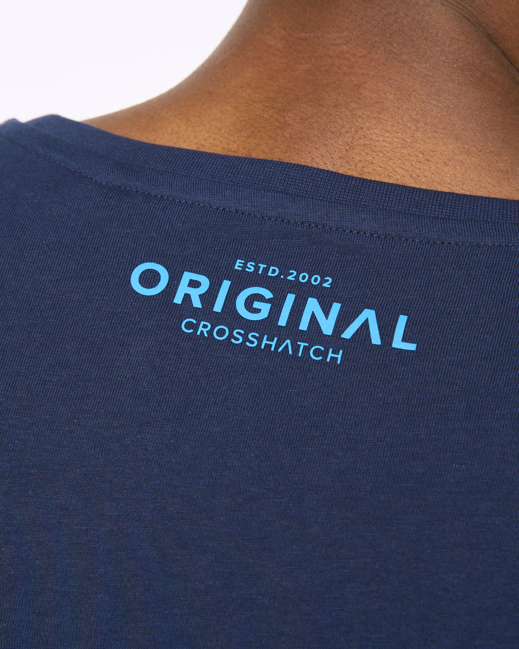 CROSSHATCH  MENS OFFAXIS TSHIRT NAVY