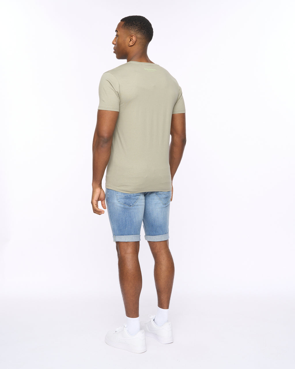 CROSSHATCH  MENS OFFAXIS TSHIRT SAGE