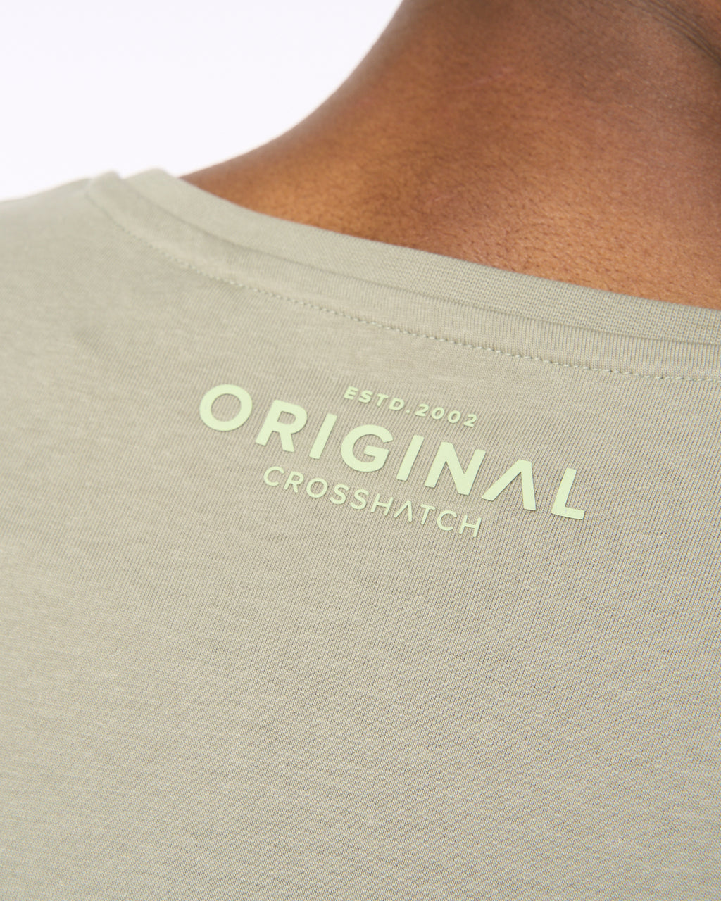 CROSSHATCH  MENS OFFAXIS TSHIRT SAGE