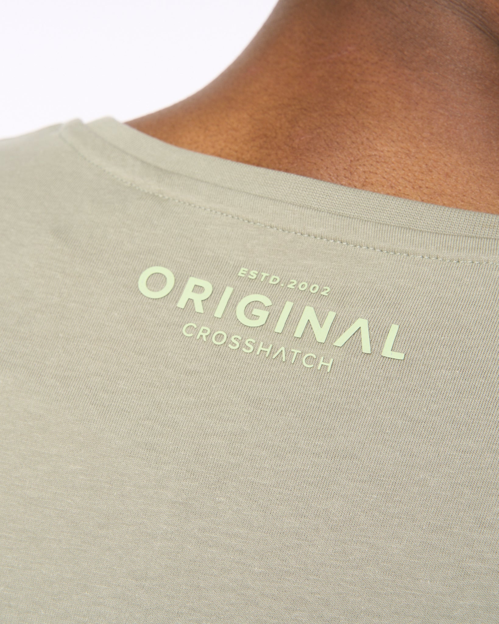 CROSSHATCH  MENS OFFAXIS TSHIRT SAGE