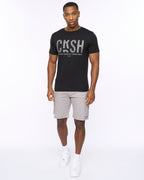 COSSHATCH  MENS SOLARI TSHIRT BLACK