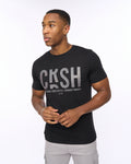 COSSHATCH  MENS SOLARI TSHIRT BLACK