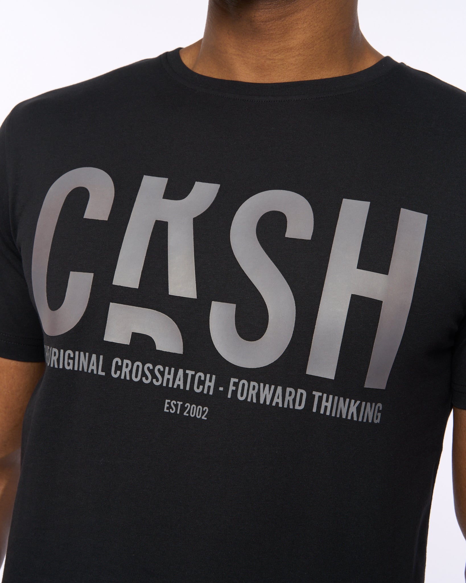 COSSHATCH  MENS SOLARI TSHIRT BLACK