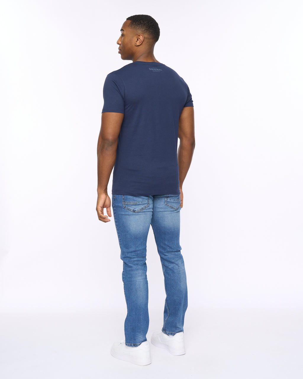 COSSHATCH  MENS SOLARI TSHIRT NAVY