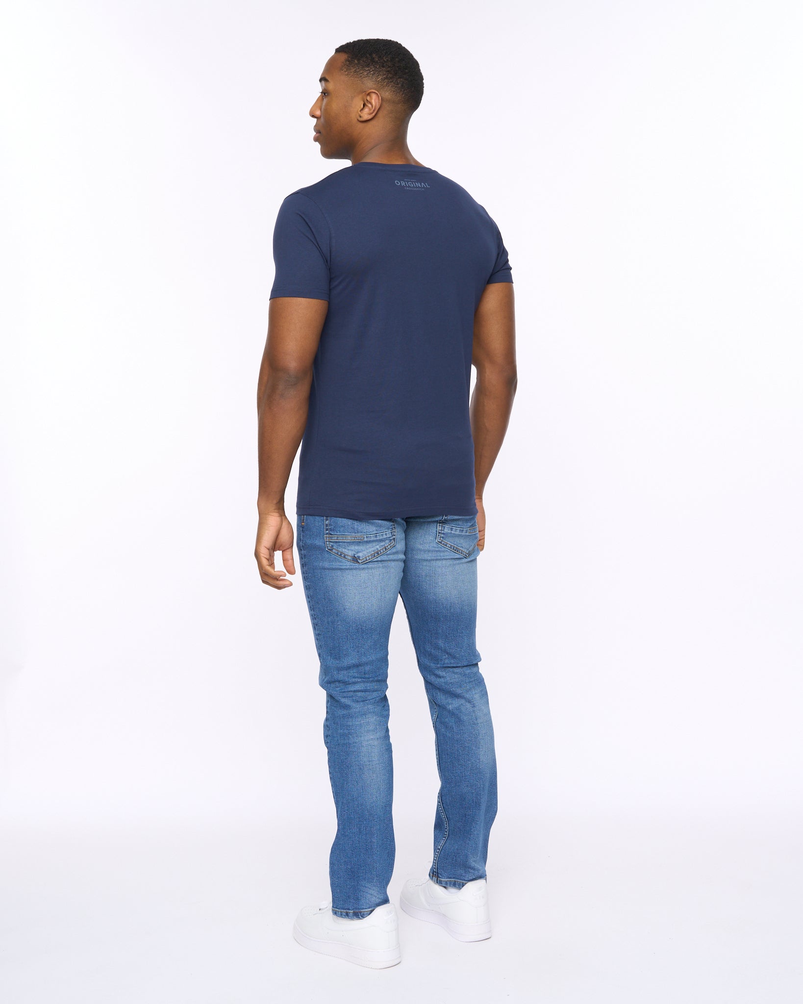 COSSHATCH  MENS SOLARI TSHIRT NAVY