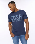 COSSHATCH  MENS SOLARI TSHIRT NAVY