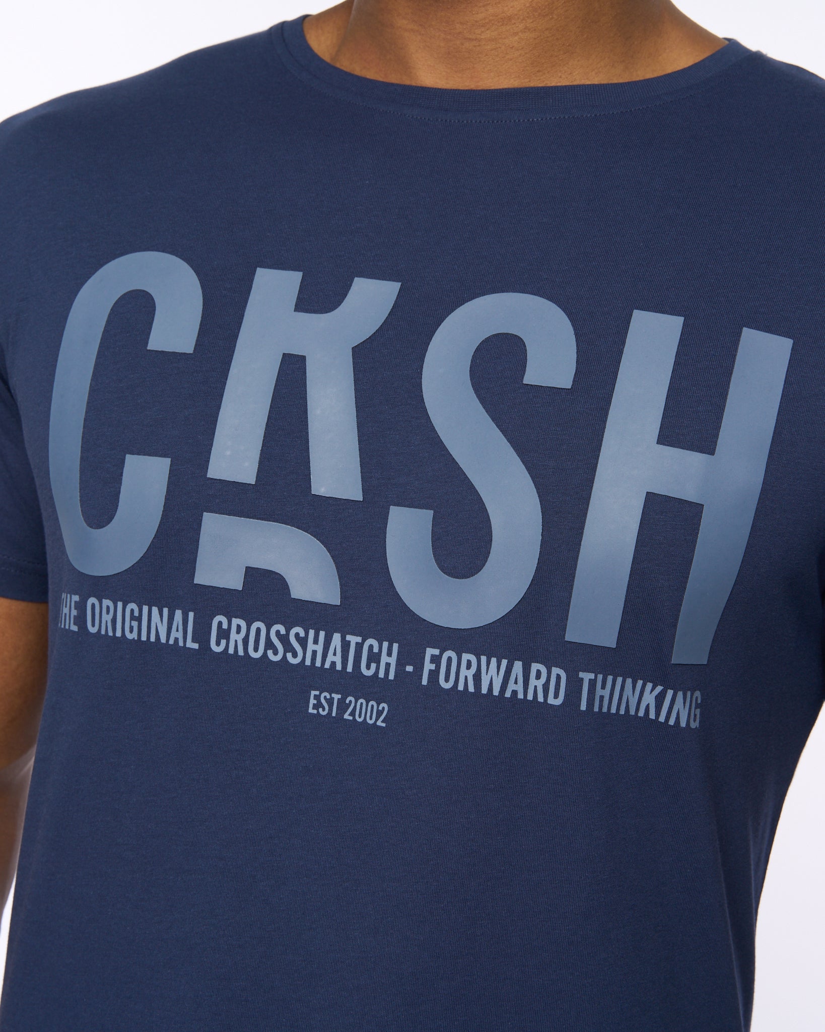 COSSHATCH  MENS SOLARI TSHIRT NAVY