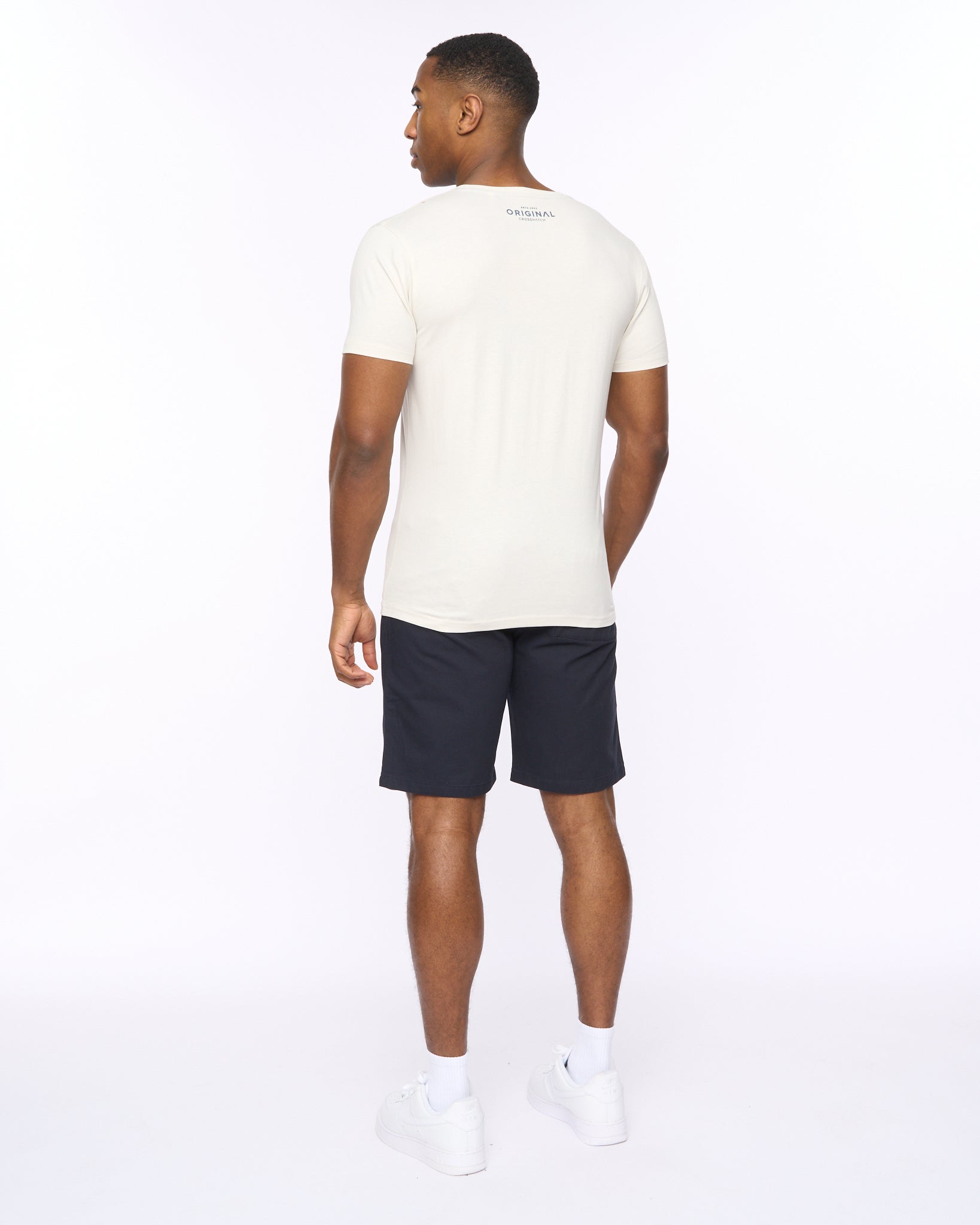 COSSHATCH  MENS SOLARI TSHIRT OFF WHITE