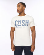 COSSHATCH  MENS SOLARI TSHIRT OFF WHITE