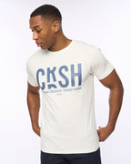 COSSHATCH  MENS SOLARI TSHIRT OFF WHITE