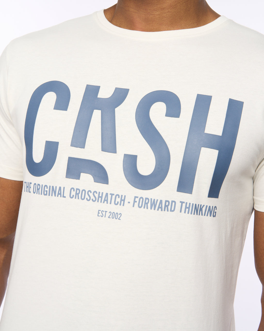 COSSHATCH  MENS SOLARI TSHIRT OFF WHITE