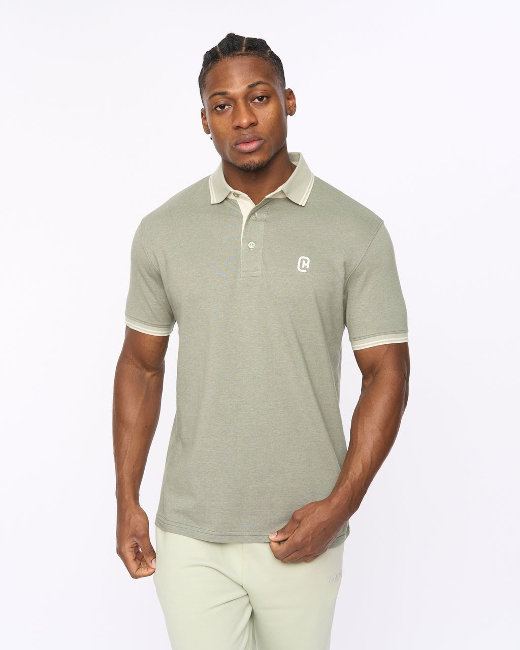Preece Polo Shirt Light Olive